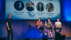 Stéphane Truphème, Fabien Ferreira, Caroline Mignaux et Florence Gregeois